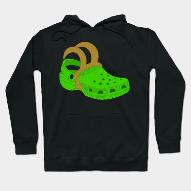 Croki Hoodie by JessCarrsArt